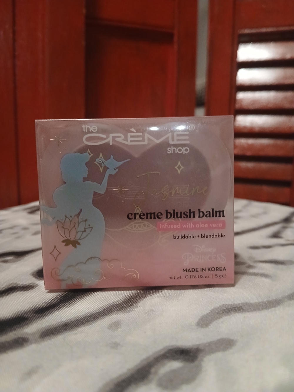 The Crème Shop Disney Jasmine Pink Crème Blush Balm - Buildable, Blendable